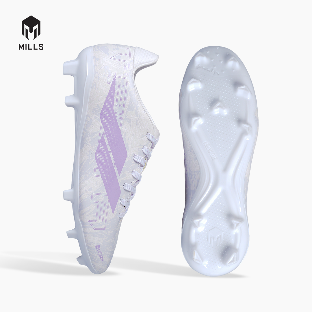 MILLS SEPATU SEPAKBOLA TROYA 3.0 FG WHITE/LAVENDER 9308701
