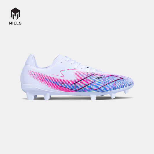 MILLS SEPATU SEPAKBOLA XYCLOPS NITROACE MATCH FG WHITE/MARINA BLUE/MAGENTA 9307302