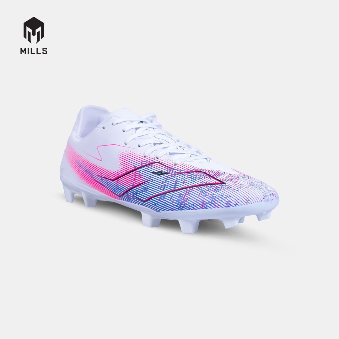 MILLS SEPATU SEPAKBOLA XYCLOPS NITROACE MATCH FG WHITE/MARINA BLUE/MAGENTA 9307302