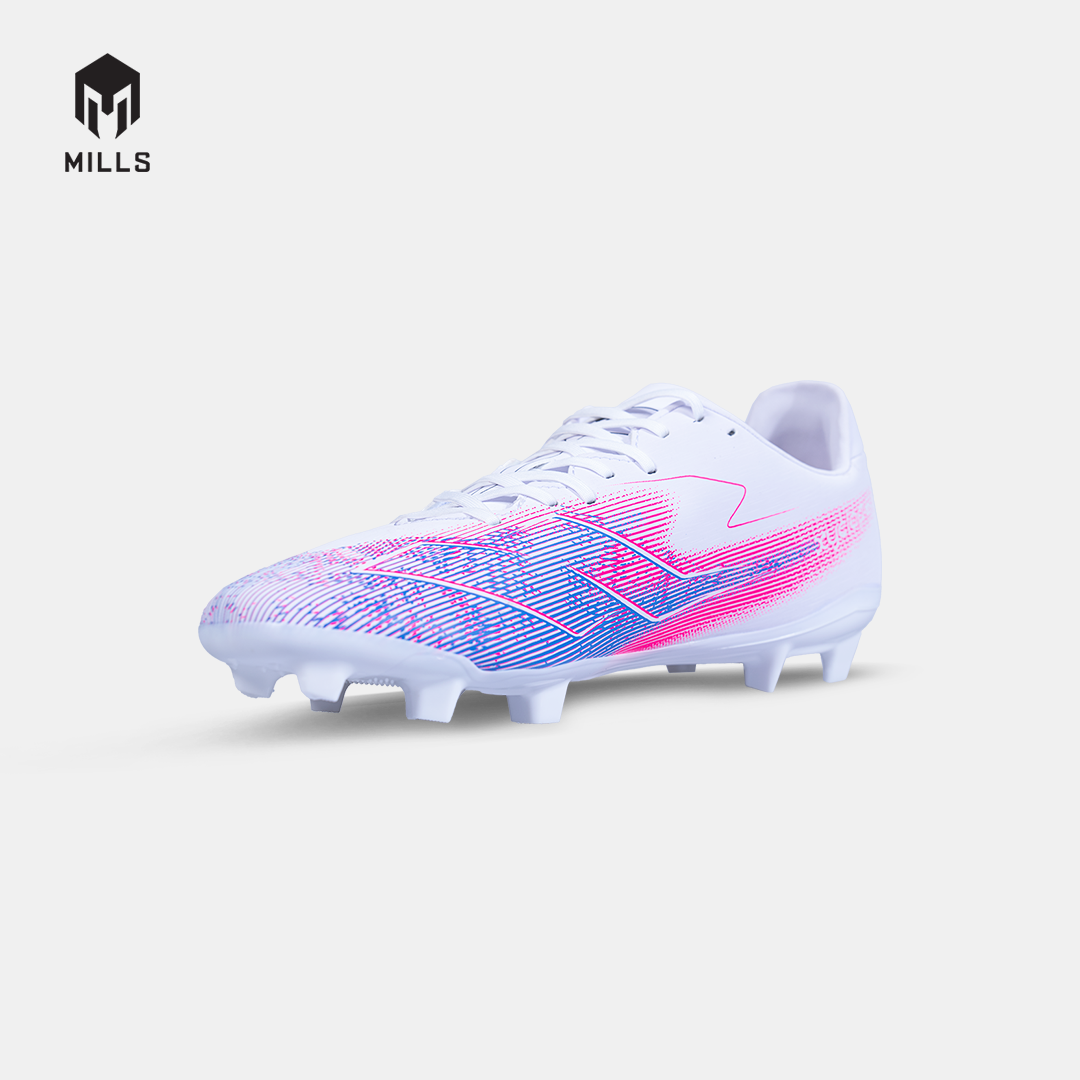MILLS SEPATU SEPAKBOLA XYCLOPS NITROACE MATCH FG WHITE/MARINA BLUE/MAGENTA 9307302