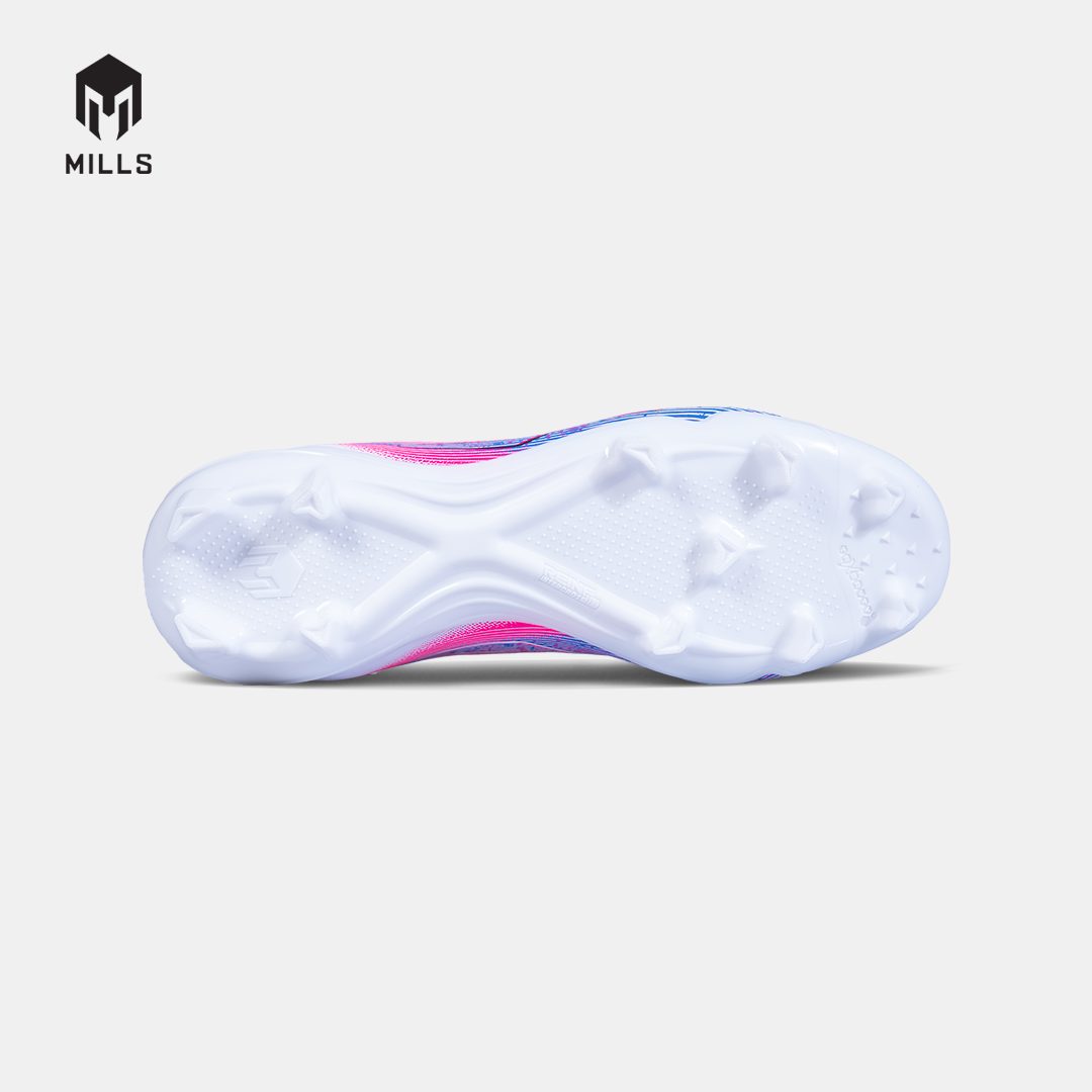 MILLS SEPATU SEPAKBOLA XYCLOPS NITROACE MATCH FG WHITE/MARINA BLUE/MAGENTA 9307302