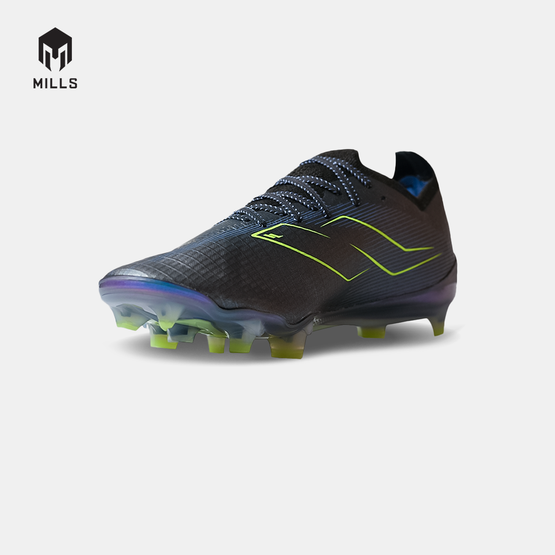 MILLS SEPATU SEPAKBOLA XYCLOPS SPEEDFREAK M2 ELITE FG BLACK/NEON GREEN 9307604