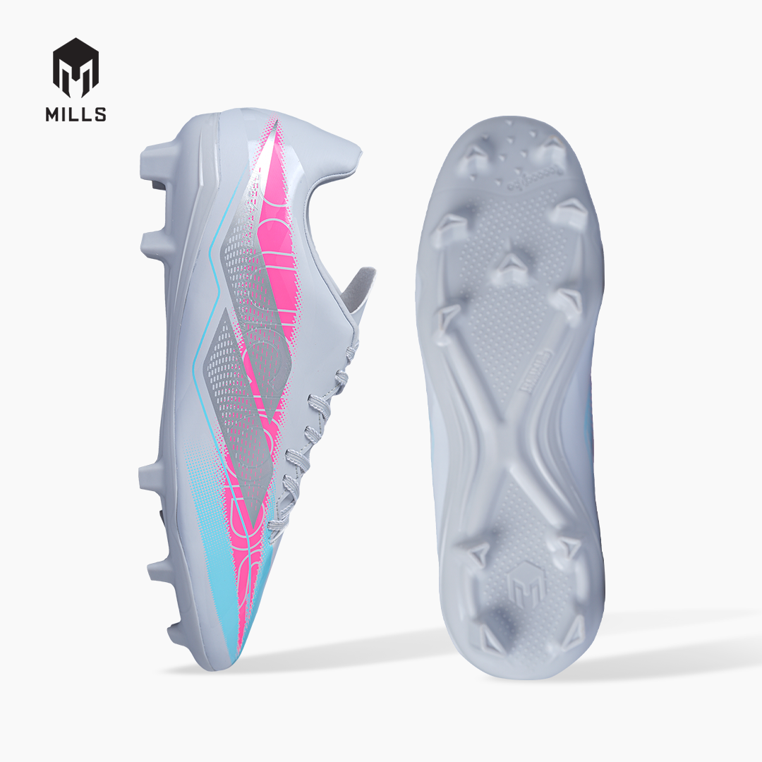 MILLS SEPATU SEPAKBOLA XYCLOPS SPEEDFREAK M2.1 MATCH FG LITE.GREY/HOT.PINK/SILVER 9309404