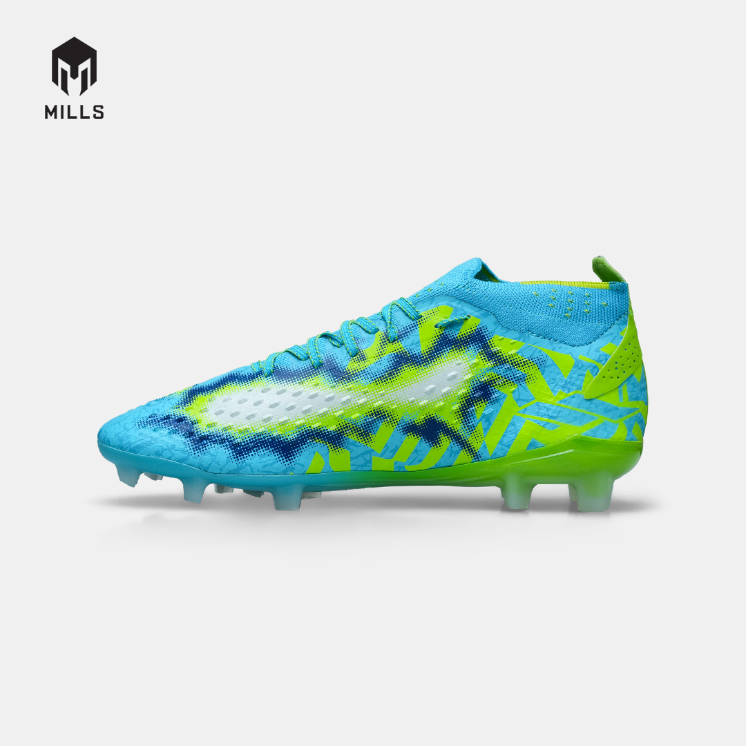 MILLS SEPATU SEPAKBOLA XYCLOPS STRIKEBLAST ELITE FG TOSCA.BLUE/LIME.GREEN /WHITE 9306403