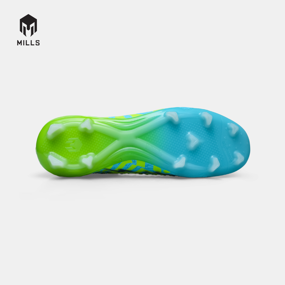 MILLS SEPATU SEPAKBOLA XYCLOPS STRIKEBLAST ELITE FG TOSCA.BLUE/LIME.GREEN /WHITE 9306403