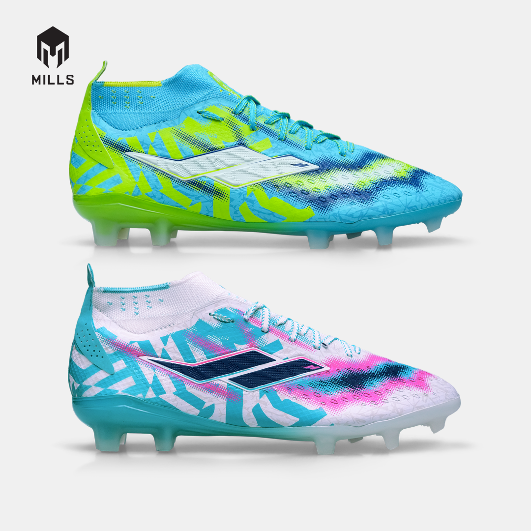 MILLS SEPATU SEPAKBOLA XYCLOPS STRIKEBLAST ELITE FG TOSCA.BLUE/LIME.GREEN /WHITE 9306403