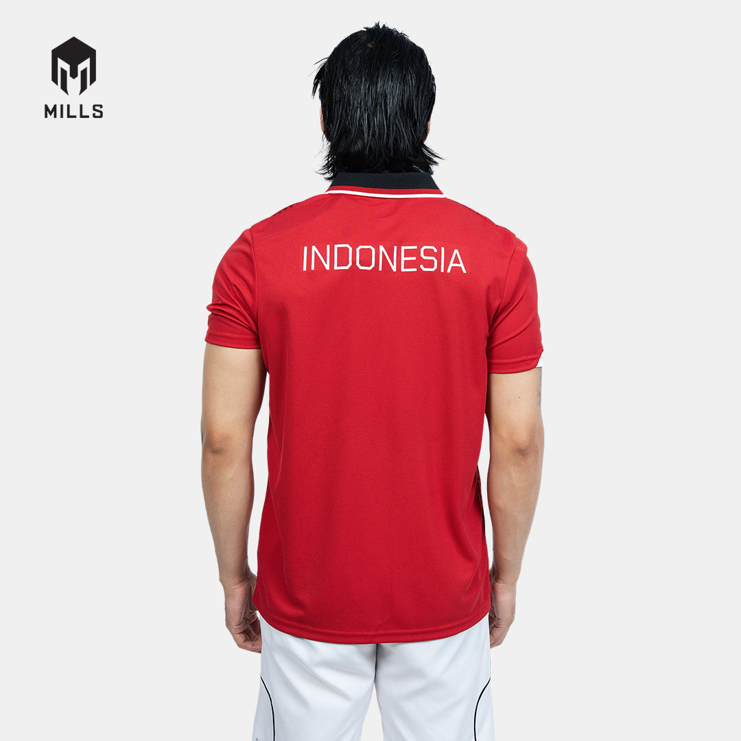 MILLS TENNIS INDONESIA JERSEY MEN RED 00100590 30PLT