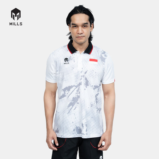 MILLS TENNIS INDONESIA JERSEY MEN WHITE 00100590 20PLT