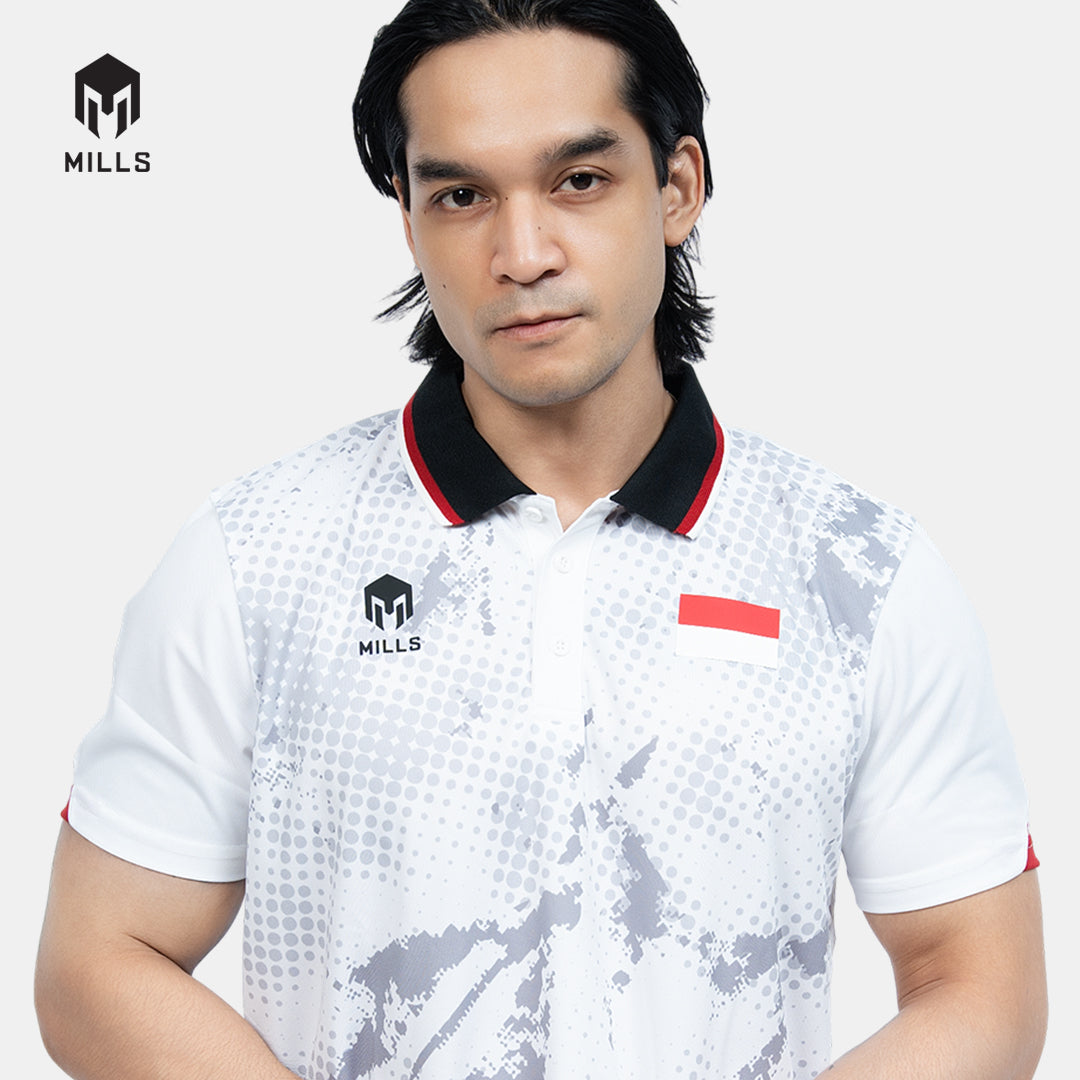 MILLS TENNIS INDONESIA JERSEY MEN WHITE 00100590 20PLT