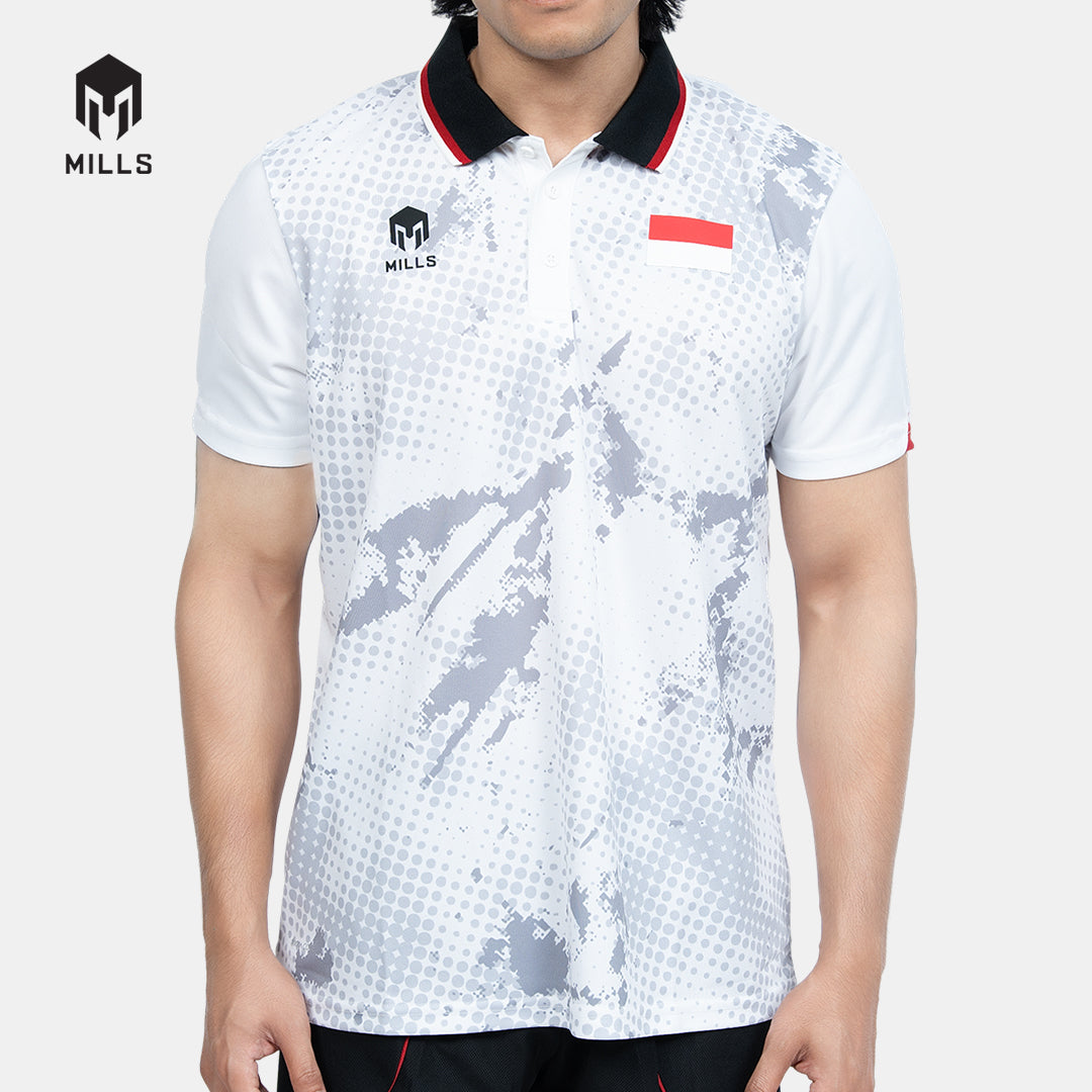 MILLS TENNIS INDONESIA JERSEY MEN WHITE 00100590 20PLT