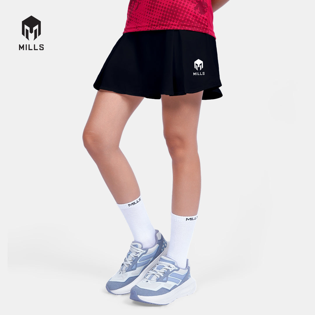 MILLS TENNIS INDONESIA SKIRT BLACK 04100001 10PLT