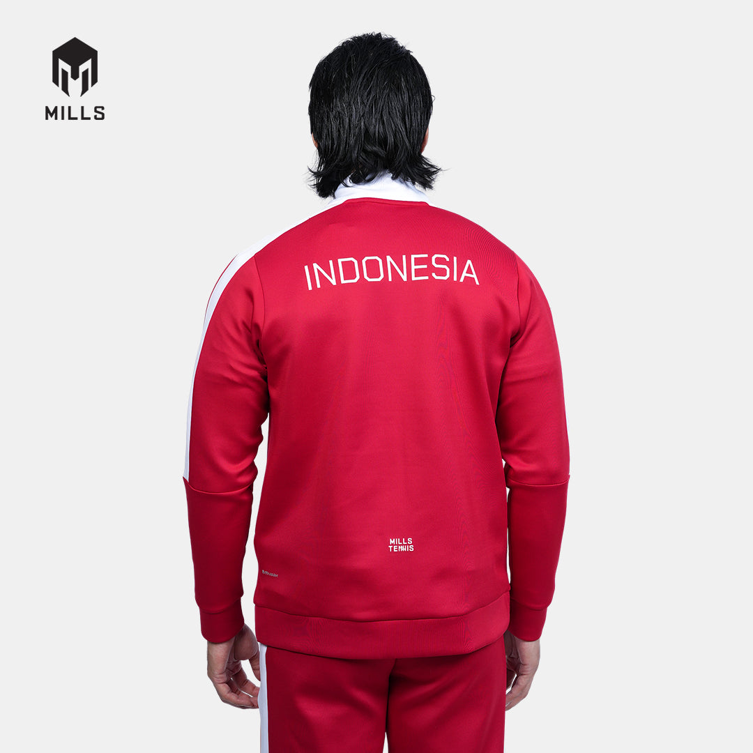 MILLS TENNIS INDONESIA TRACK JACKET RED 01700261 30PLT