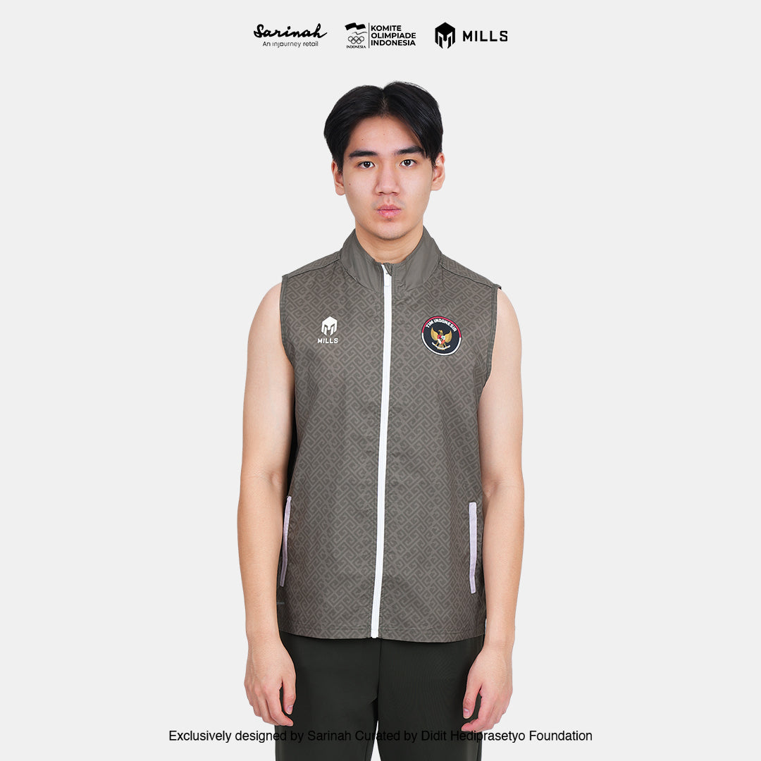 MILLS TIM INDONESIA SEA GAMES VEST GREEN 02300070 50SGM