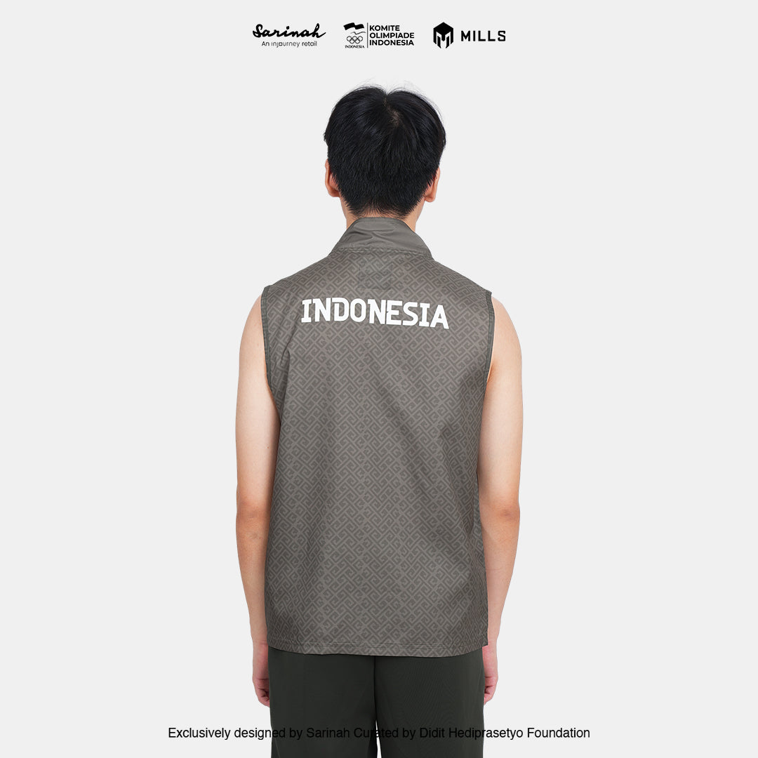 MILLS TIM INDONESIA SEA GAMES VEST GREEN 02300070 50SGM