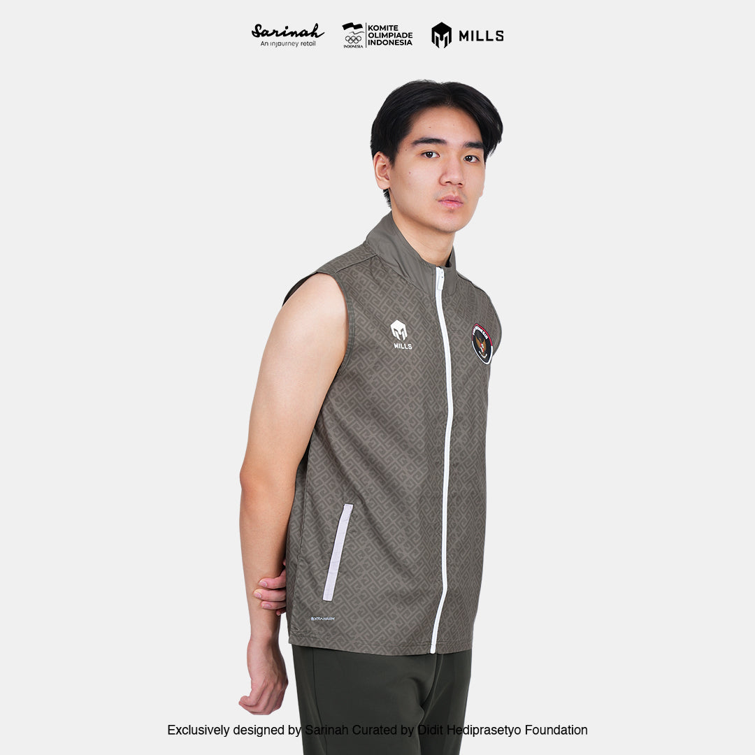 MILLS TIM INDONESIA SEA GAMES VEST GREEN 02300070 50SGM