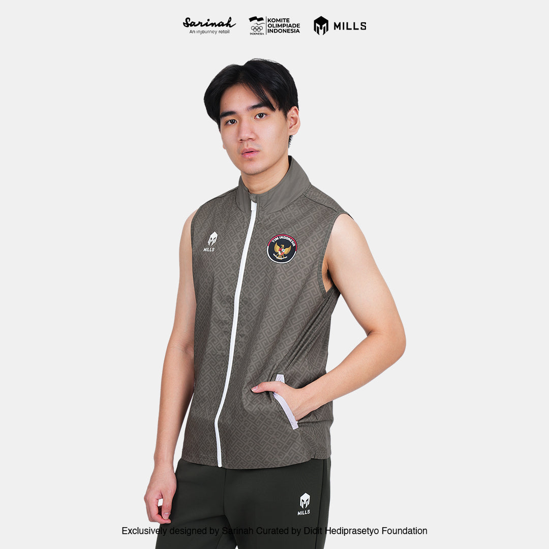MILLS TIM INDONESIA SEA GAMES VEST GREEN 02300070 50SGM