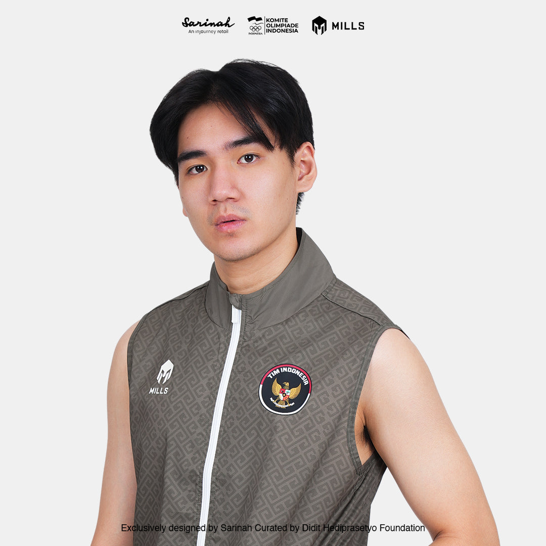 MILLS TIM INDONESIA SEA GAMES VEST GREEN 02300070 50SGM