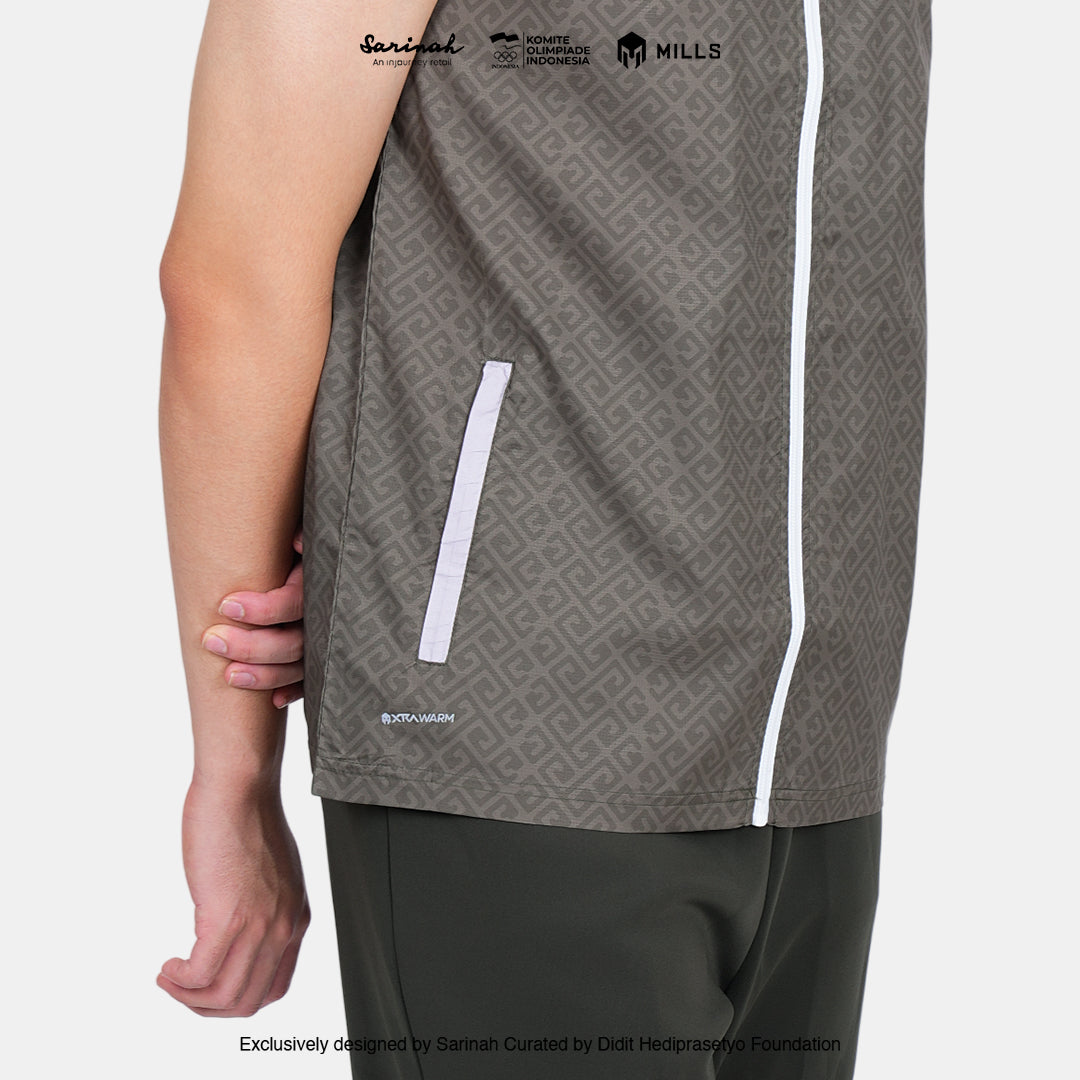 MILLS TIM INDONESIA SEA GAMES VEST GREEN 02300070 50SGM
