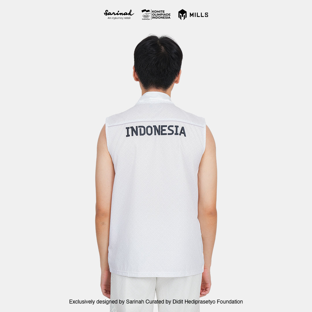 MILLS TIM INDONESIA SEA GAMES VEST WHITE 02300070 20SGM