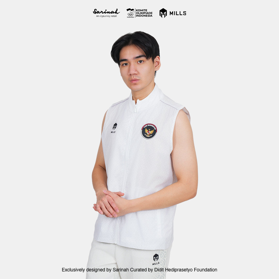 MILLS TIM INDONESIA SEA GAMES VEST WHITE 02300070 20SGM
