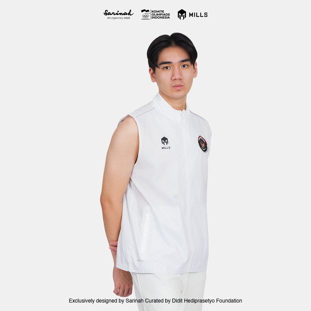 MILLS TIM INDONESIA SEA GAMES VEST WHITE 02300070 20SGM