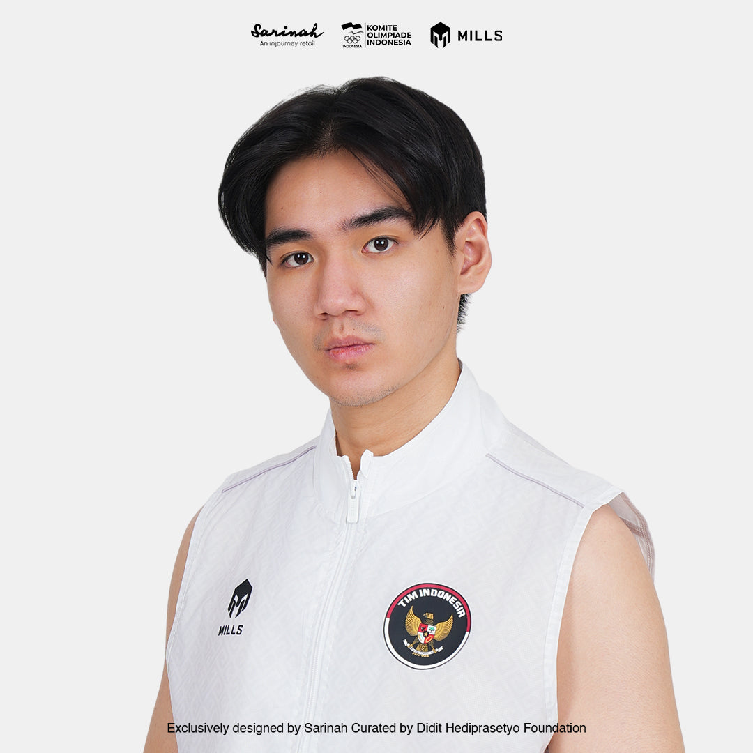 MILLS TIM INDONESIA SEA GAMES VEST WHITE 02300070 20SGM