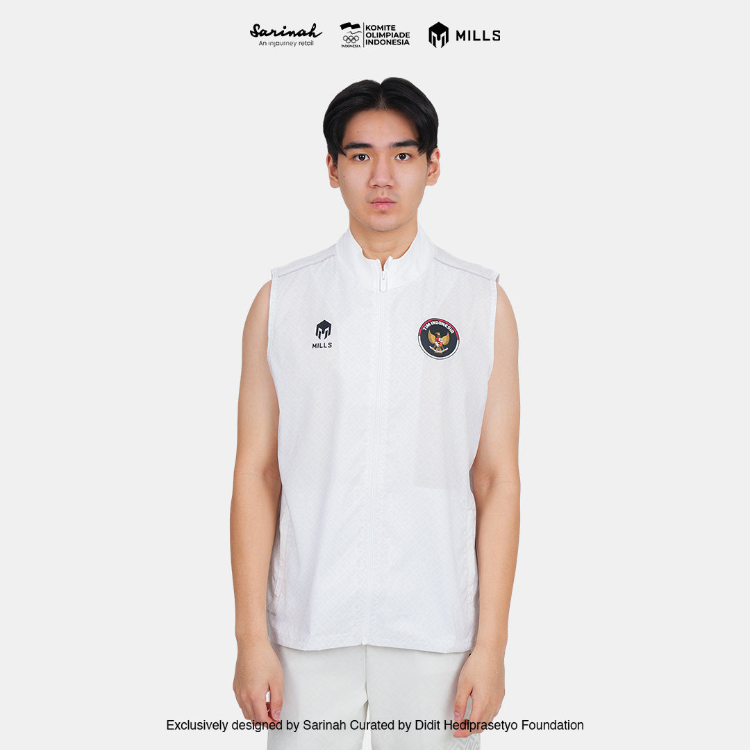 MILLS TIM INDONESIA SEA GAMES VEST WHITE 02300070 20SGM