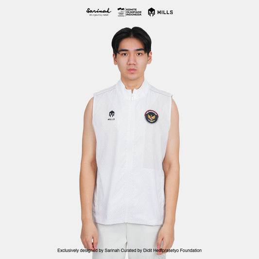 MILLS TIM INDONESIA SEA GAMES VEST WHITE 02300070 20SGM