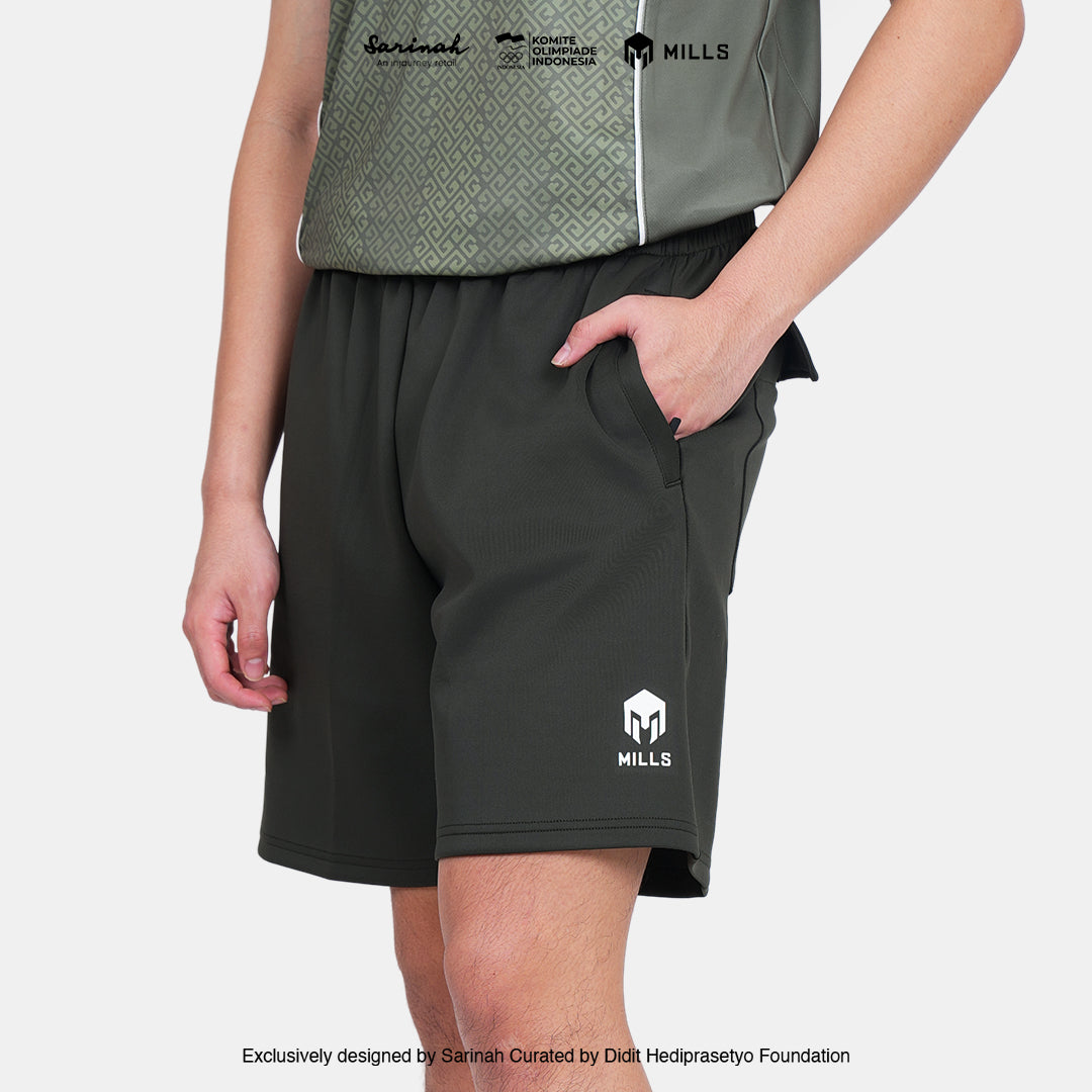 MILLS TIM INDONESIA SHORT GREEN 03100383 50SGM