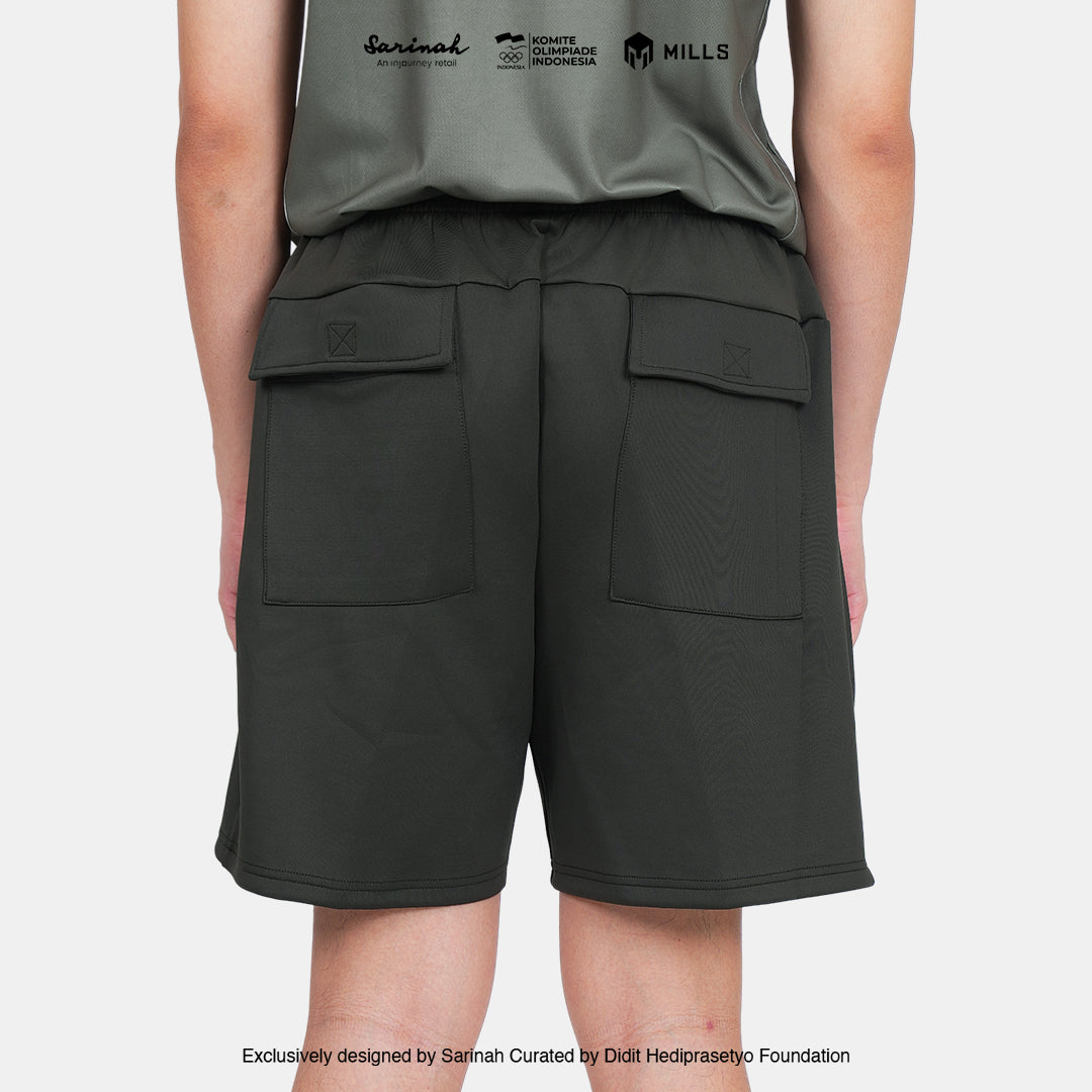 MILLS TIM INDONESIA SHORT GREEN 03100383 50SGM