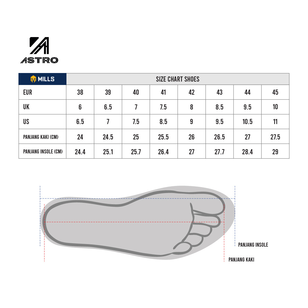 MILLS SEPATU SEPAKBOLA ASTRO SPARTAN M2 PRIME FG COOL.GREY/MULTICOLOR 9308304