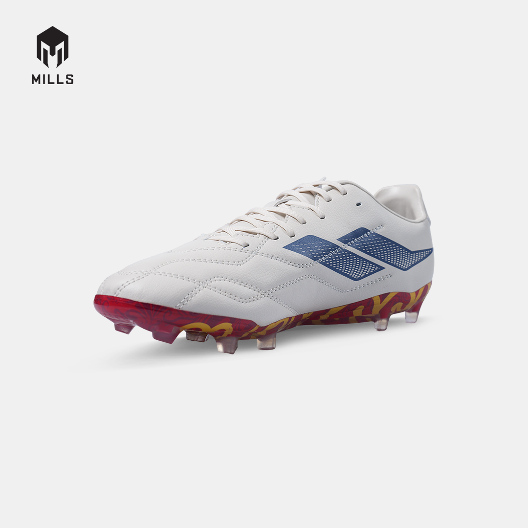 MILLS SEPATU SEPAKBOLA ENZO FG OFF WHITE / ESTATE BLUE / FURY RED SPAIN 930WCSP