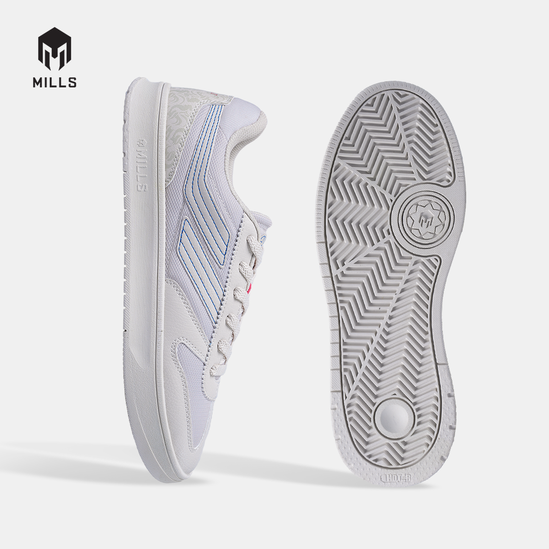 MILLS SEPATU LIFESTYLE ULTRAS DREAMER 2 OFF WHITE / SNORKEL BLUE / HIGH RISK RED FRANCE 970WCFR