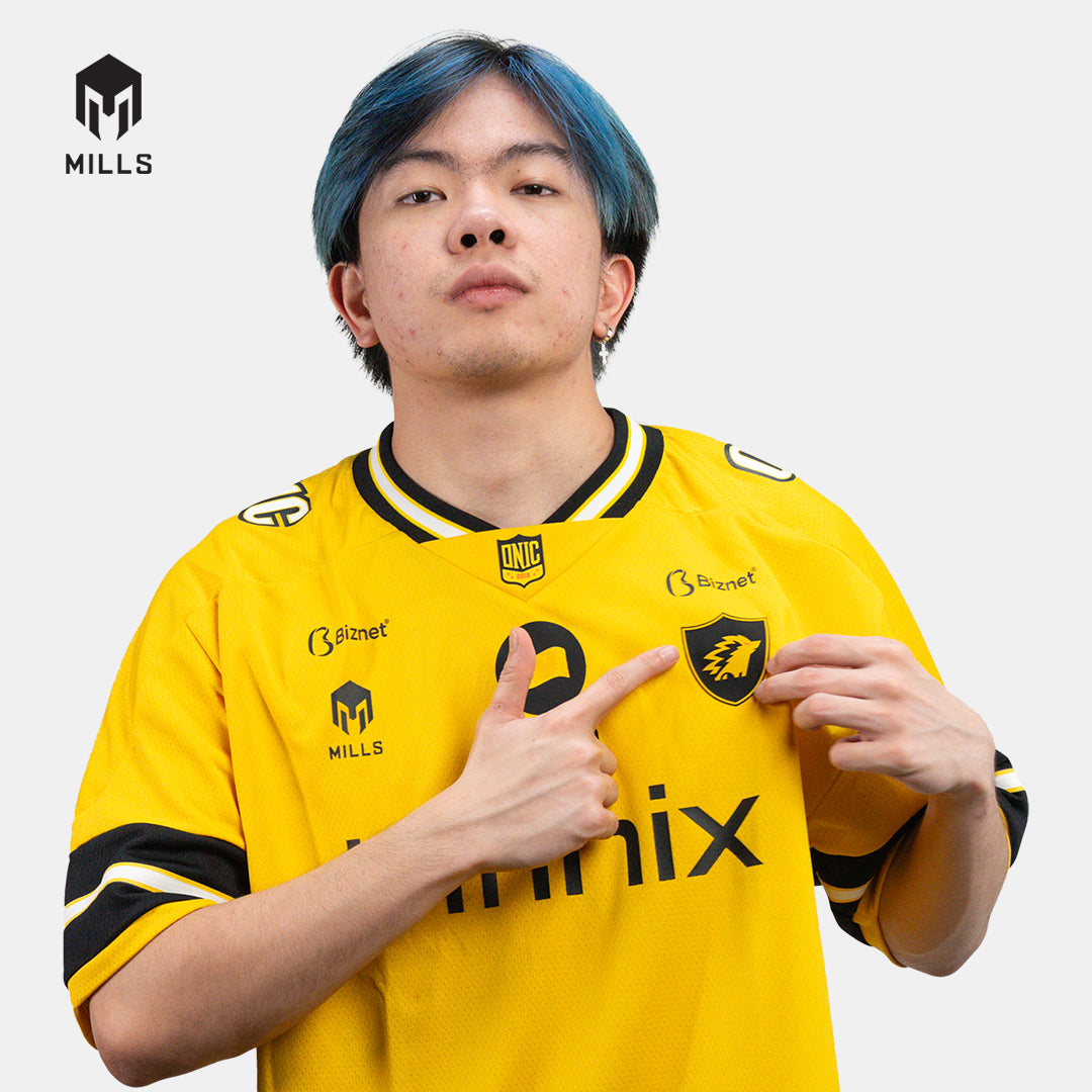 MILLS JERSEY ONIC ESPORT HOME JERSEY PLAYER ISSUE YELLOW 00100521