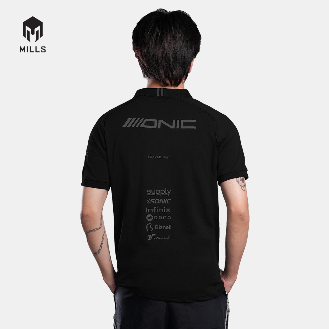 MILLS JERSEY ONIC ESPORT JERSEY S17 BLACK ON BLACK PI 00100937