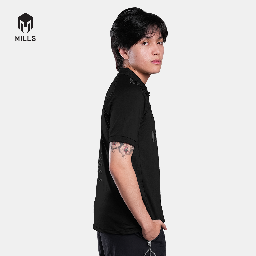 MILLS JERSEY ONIC ESPORT JERSEY S17 BLACK ON BLACK PI 00100937