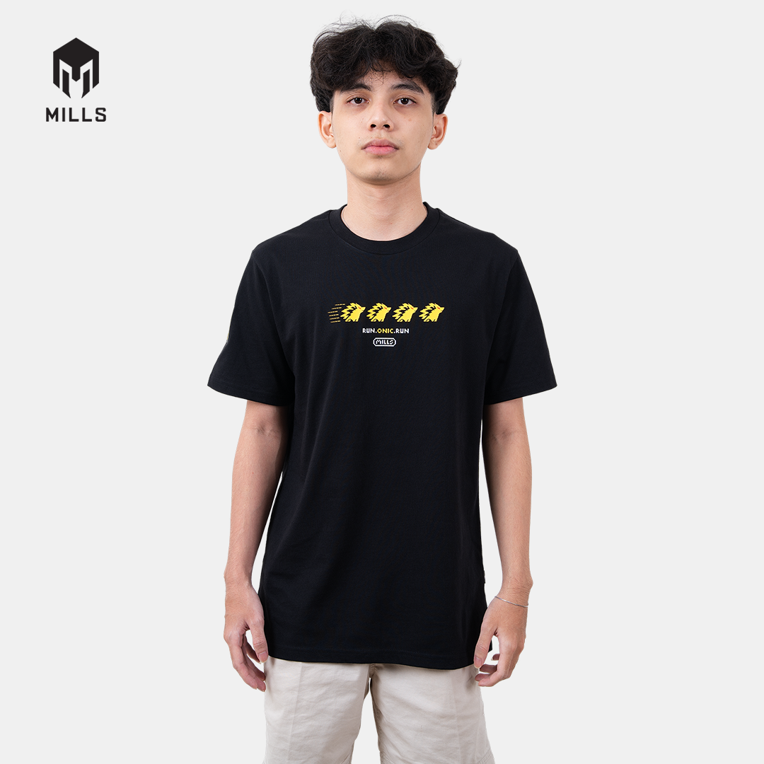 MILLS ONIC NOSTALNIC ICON T-SHIRT BLACK 00300057 10ONC