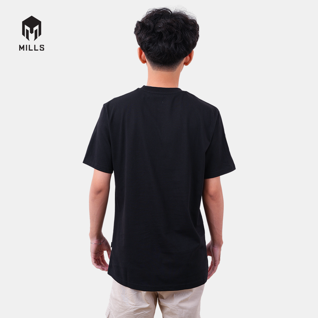 MILLS ONIC NOSTALNIC WORDING T-SHIRT BLACK 00300058 10ONC