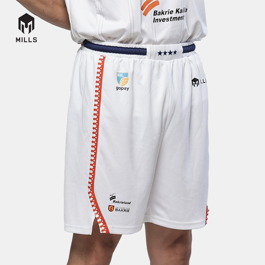 MILLS PELITA JAYA AWAY BASKETBALL SHORT WHITE 03100397