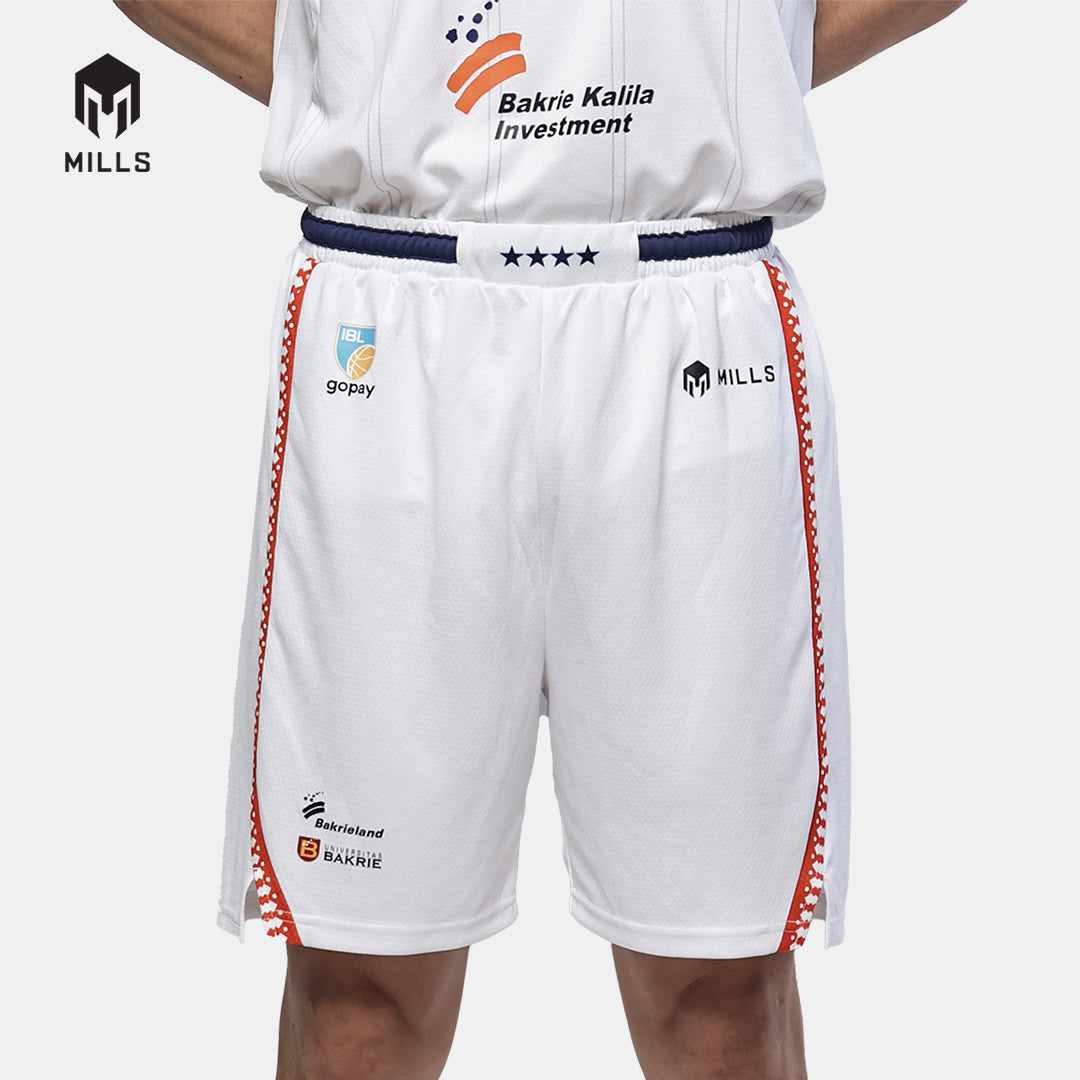 MILLS PELITA JAYA AWAY BASKETBALL SHORT WHITE 03100397