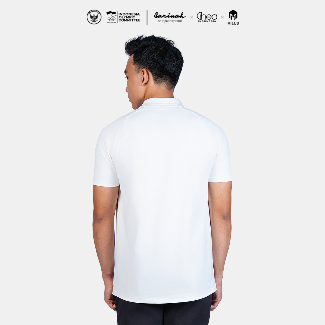 MILLS ASIAN GAMES PERFORMANCE POLO SHIRT WHITE 00700367_20AGM