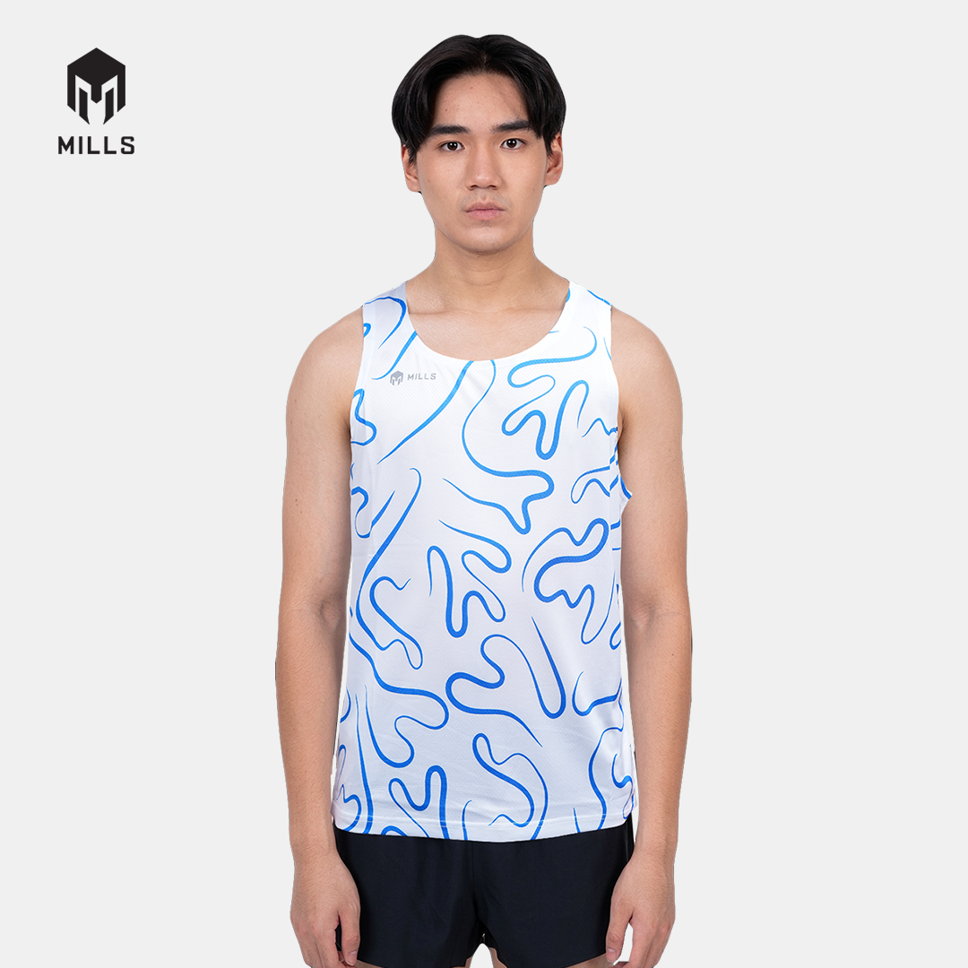 MILLS BAJU OLAHRAGA RUNNING RIVORA RUNNING TANK TOP MEN 01100021