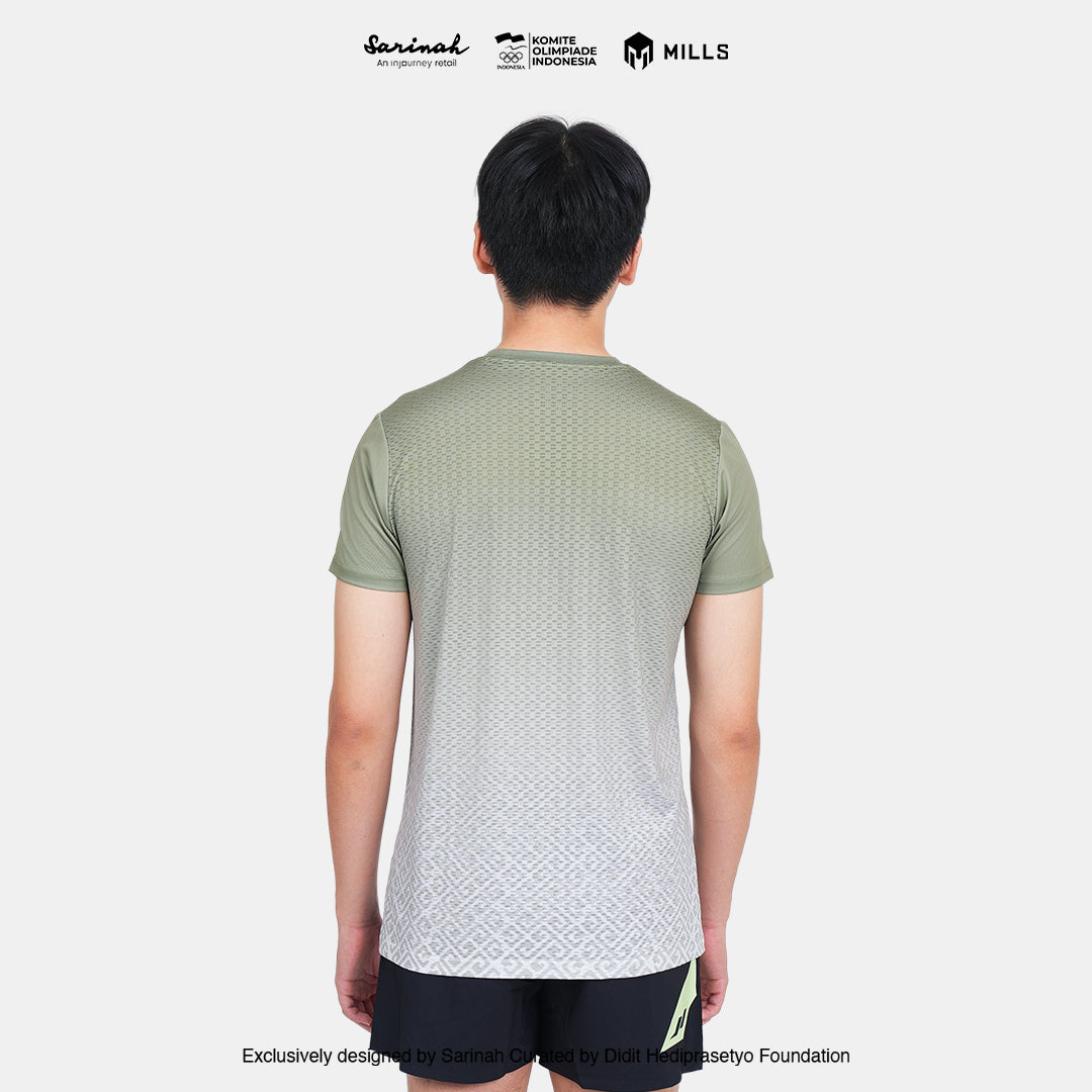 MILLS SEA GAMES ATHLETIC T-SHIRT MEN GREEN 00100811 50SGM