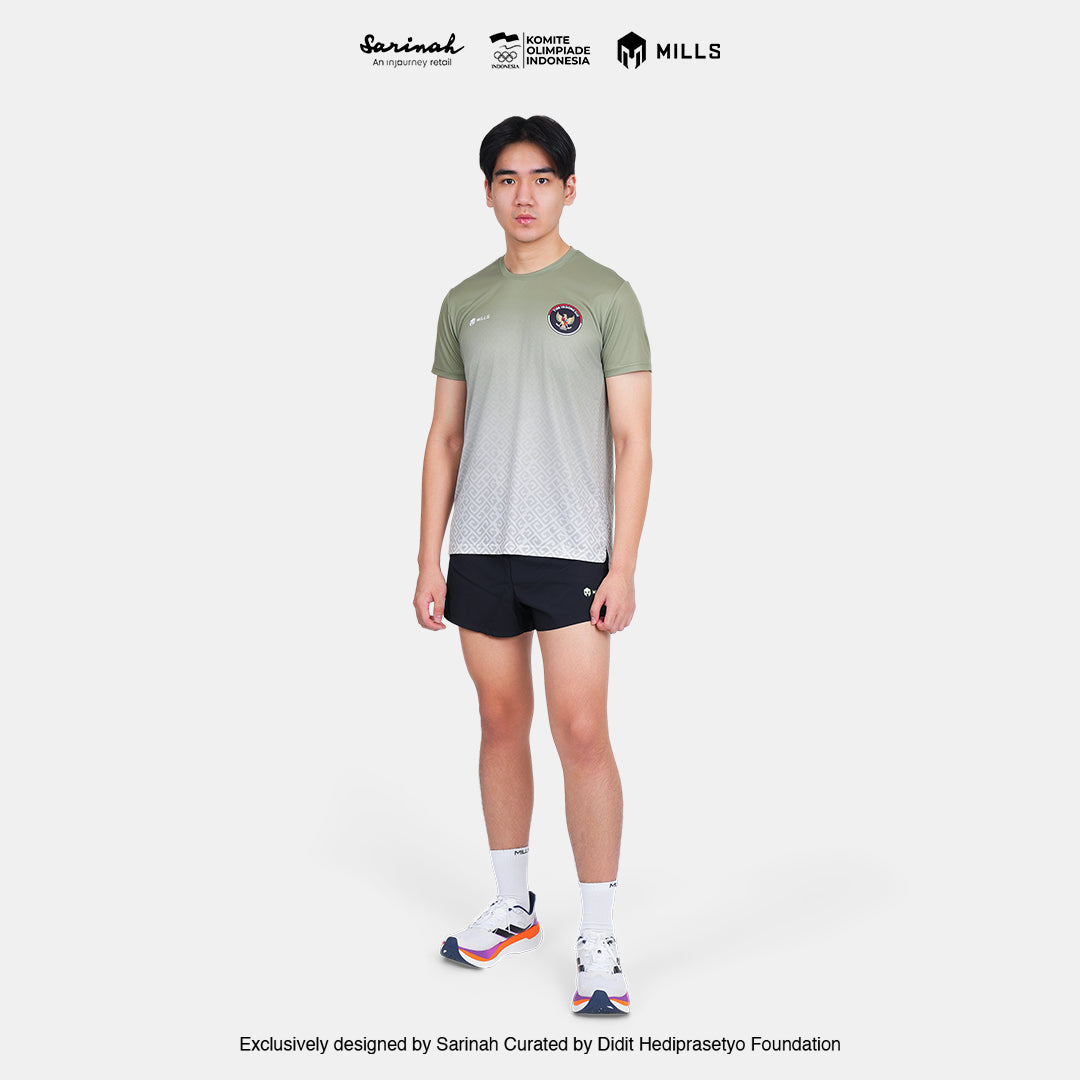 MILLS SEA GAMES ATHLETIC T-SHIRT MEN GREEN 00100811 50SGM