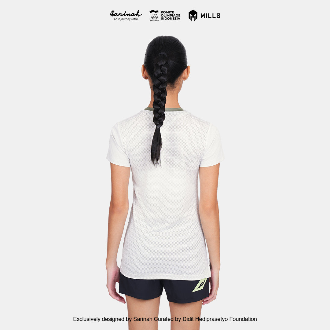 MILLS SEA GAMES ATHLETIC T-SHIRT WOMEN BEIGE 00100812 66SGM