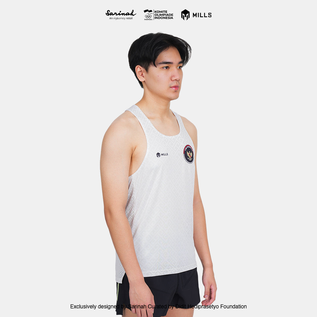 MILLS SEA GAMES ATHLETIC TANK TOP MEN BEIGE 01100085 66SGM
