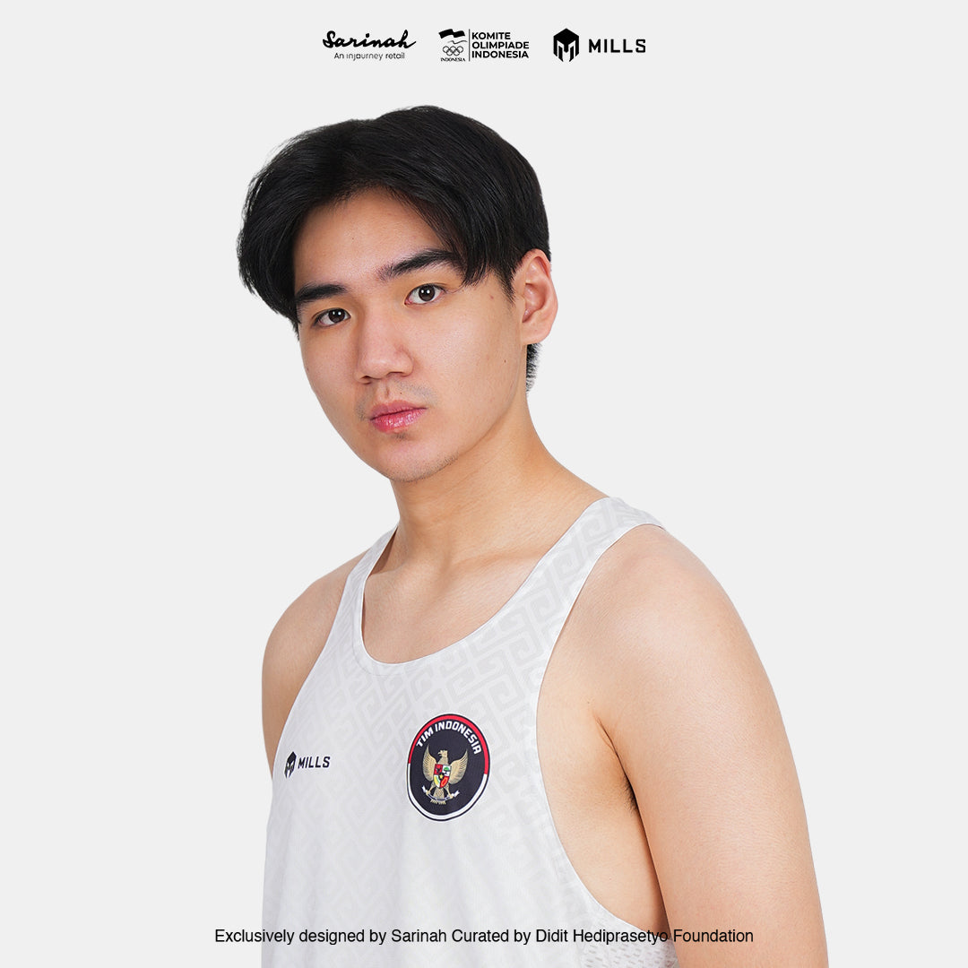 MILLS SEA GAMES ATHLETIC TANK TOP MEN BEIGE 01100085 66SGM