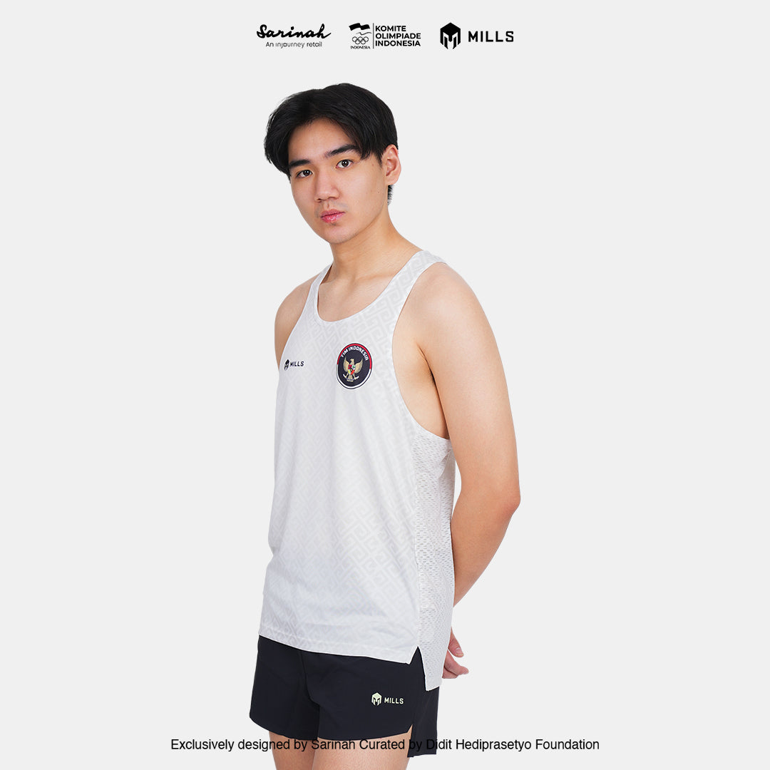 MILLS SEA GAMES ATHLETIC TANK TOP MEN BEIGE 01100085 66SGM