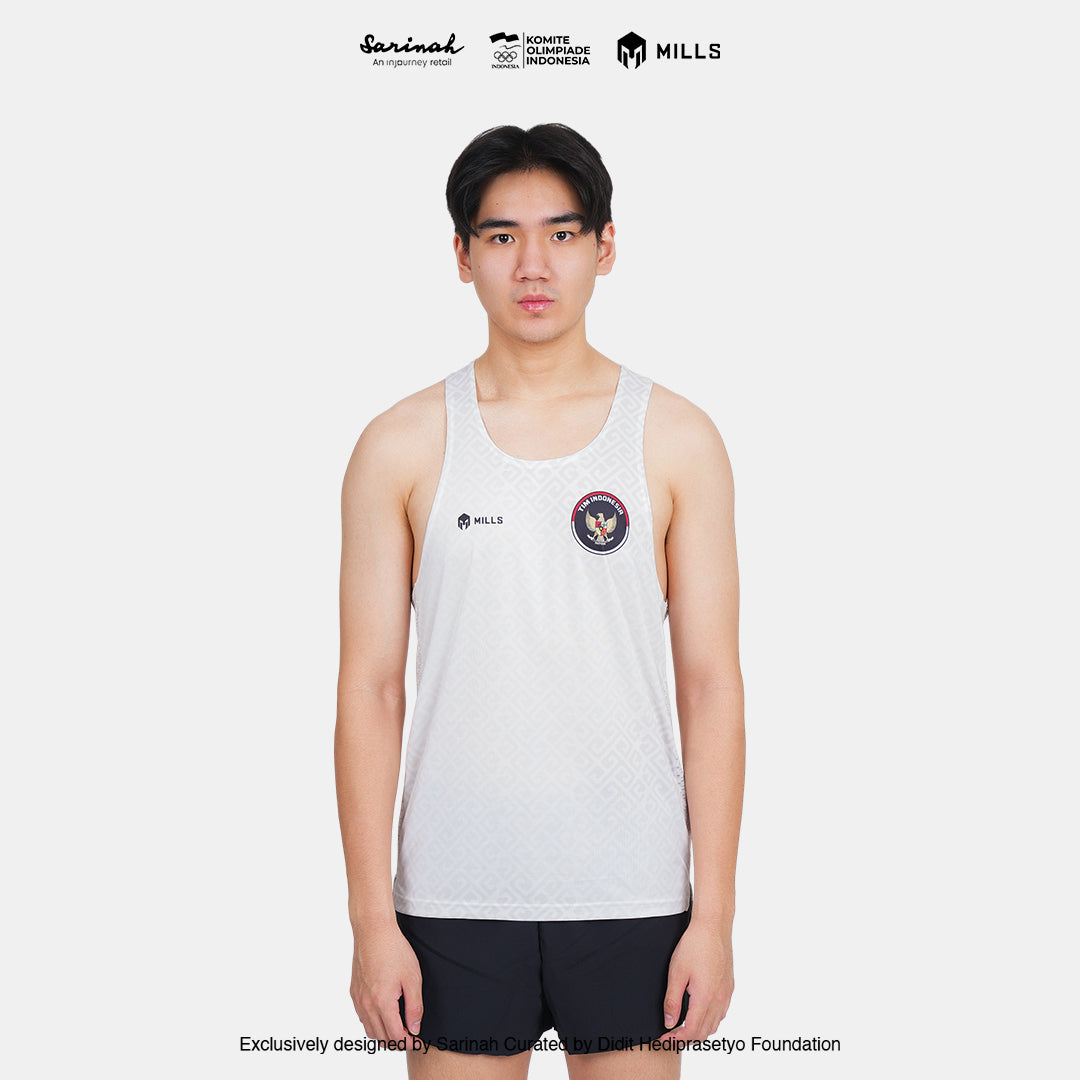 MILLS SEA GAMES ATHLETIC TANK TOP MEN BEIGE 01100085 66SGM