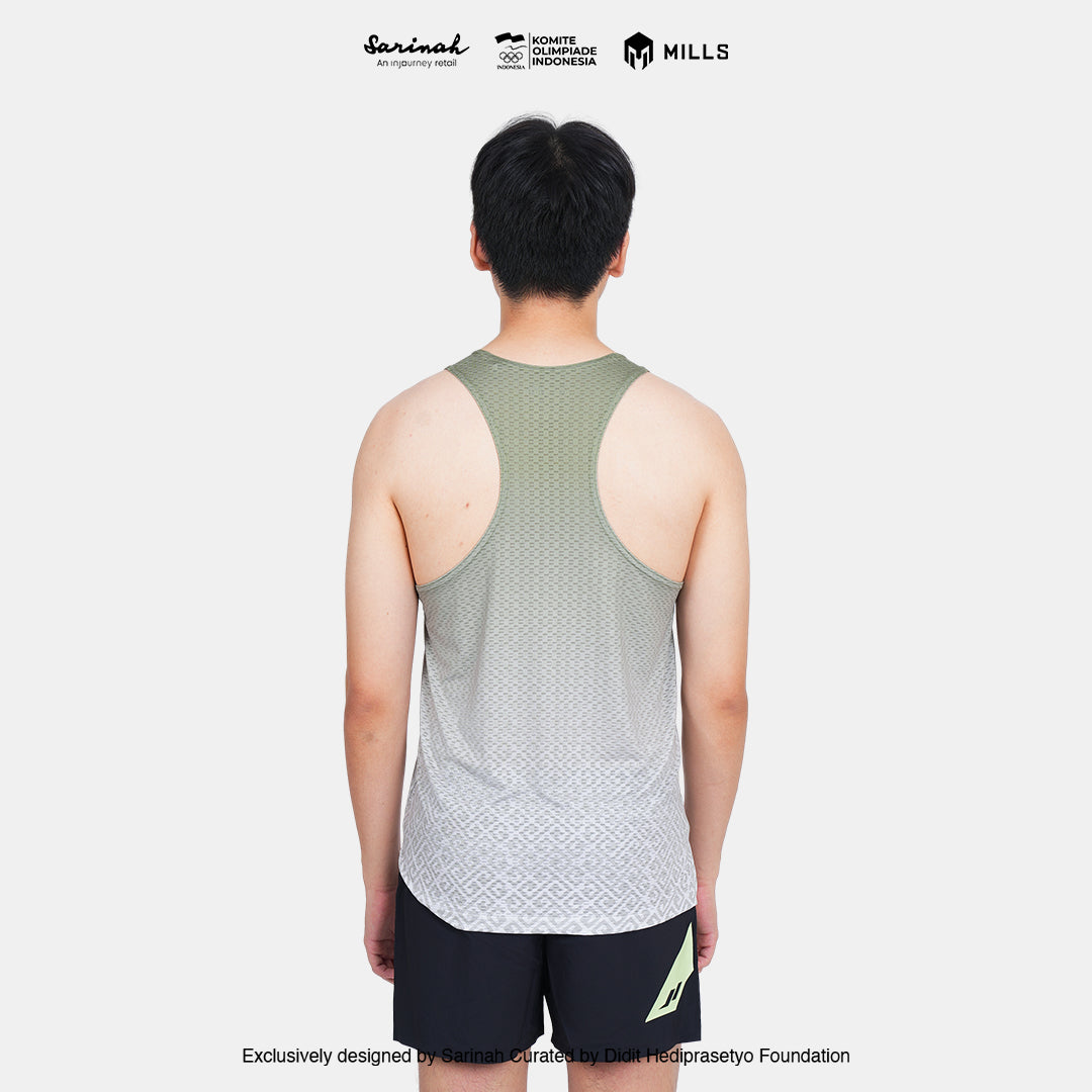 MILLS SEA GAMES ATHLETIC TANK TOP MEN GREEN 01100085 50SGM